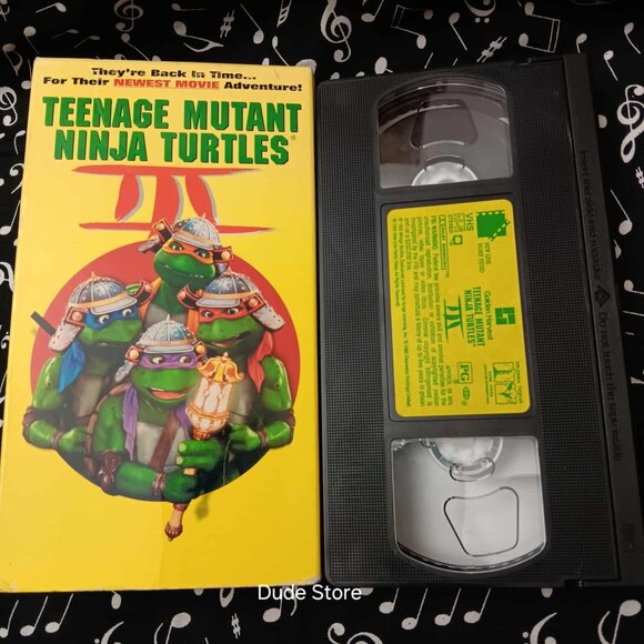 Teenage Mutant Ninja Turtles 3 - 1993 Movie on VHS - *slip case* - Picture 1 of 4